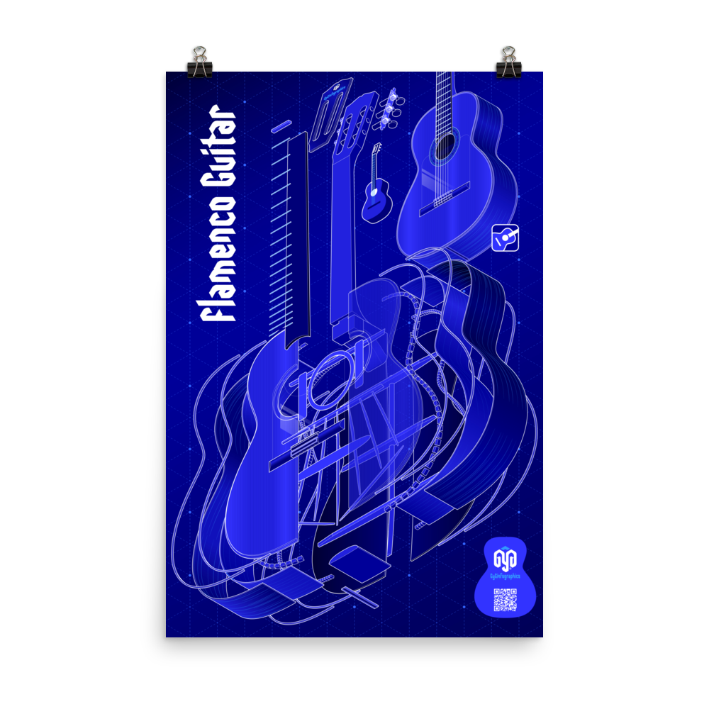 Guitare flamenca — Blueprint